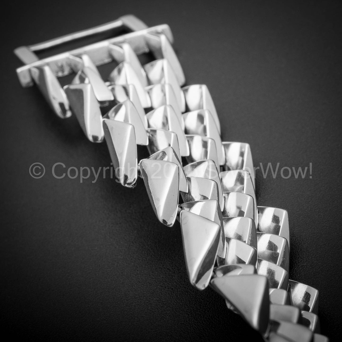 Mens Heavy SPIKE Bracelet - SilverWow™