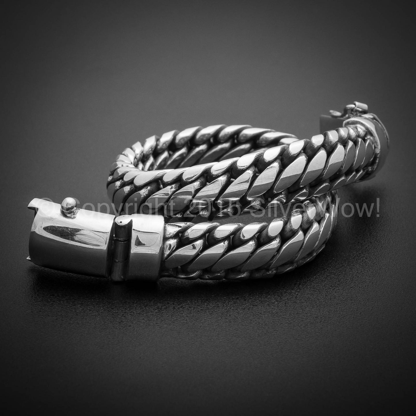 Woven Snake Bracelet 10mm - SilverWow™