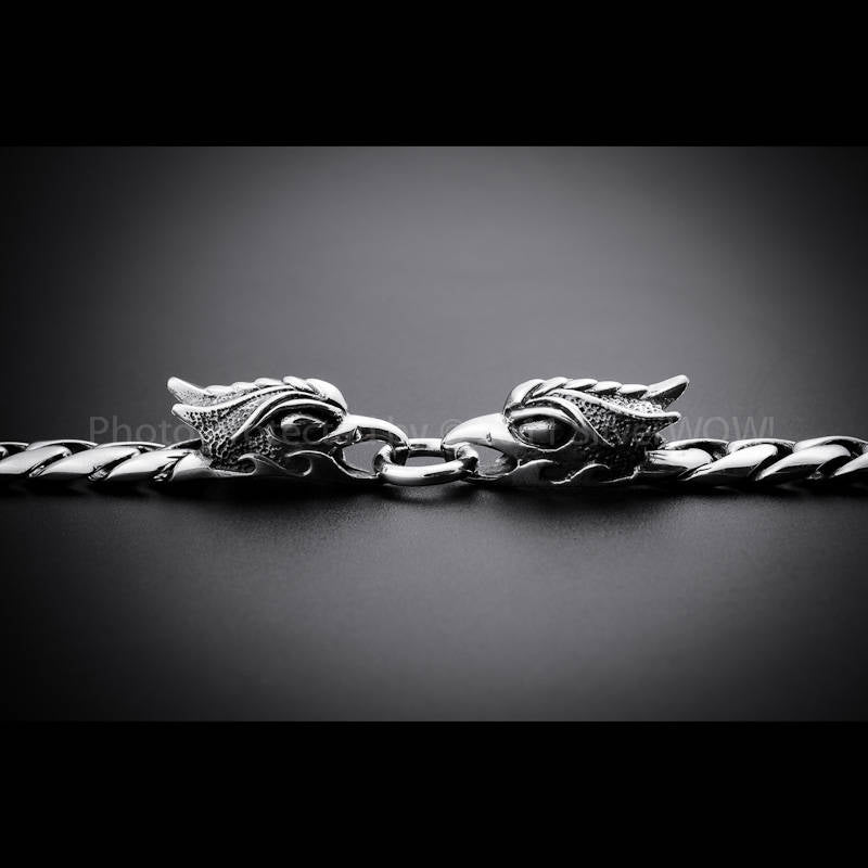 Eagle Head Bracelet - 925 Solid Sterling Silver