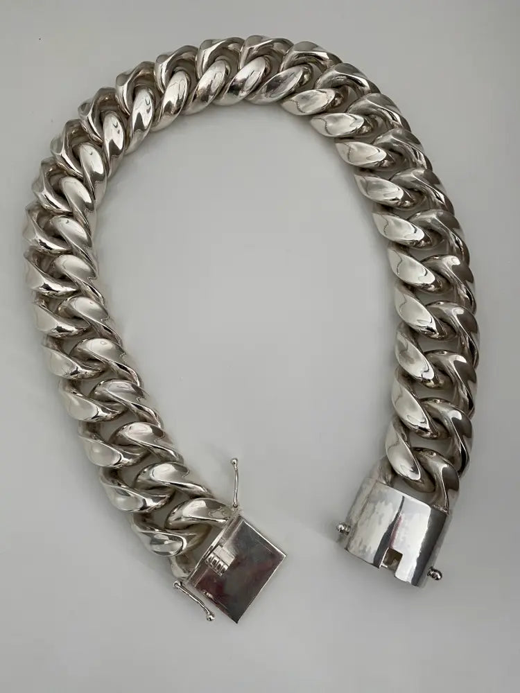 Huge Cuban Link Necklace - 40mm Wide - SilverWow™