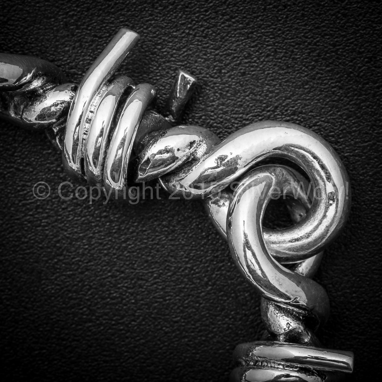 Mens Barb Wire Bracelet - SilverWow™
