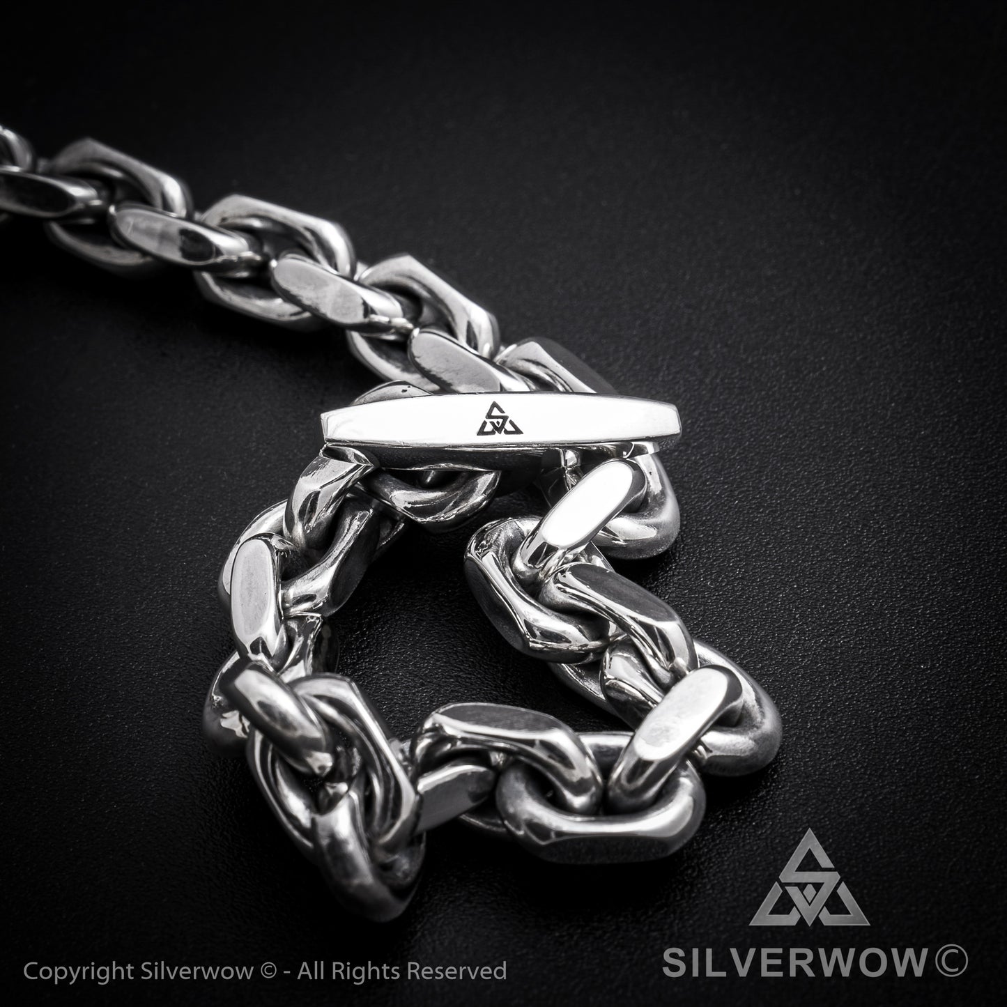 T-Bar, Toggle Chain Bracelet - SilverWow™