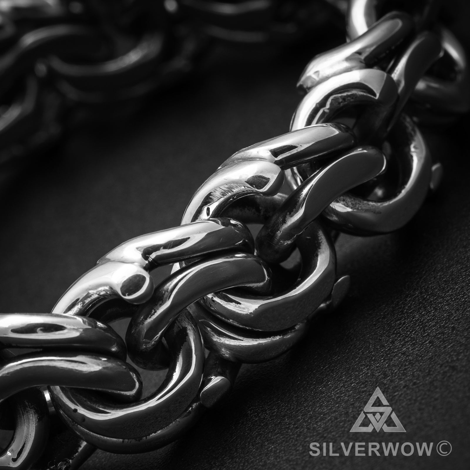 Mexican Garibaldi Link Mens Bracelet - SilverWow™