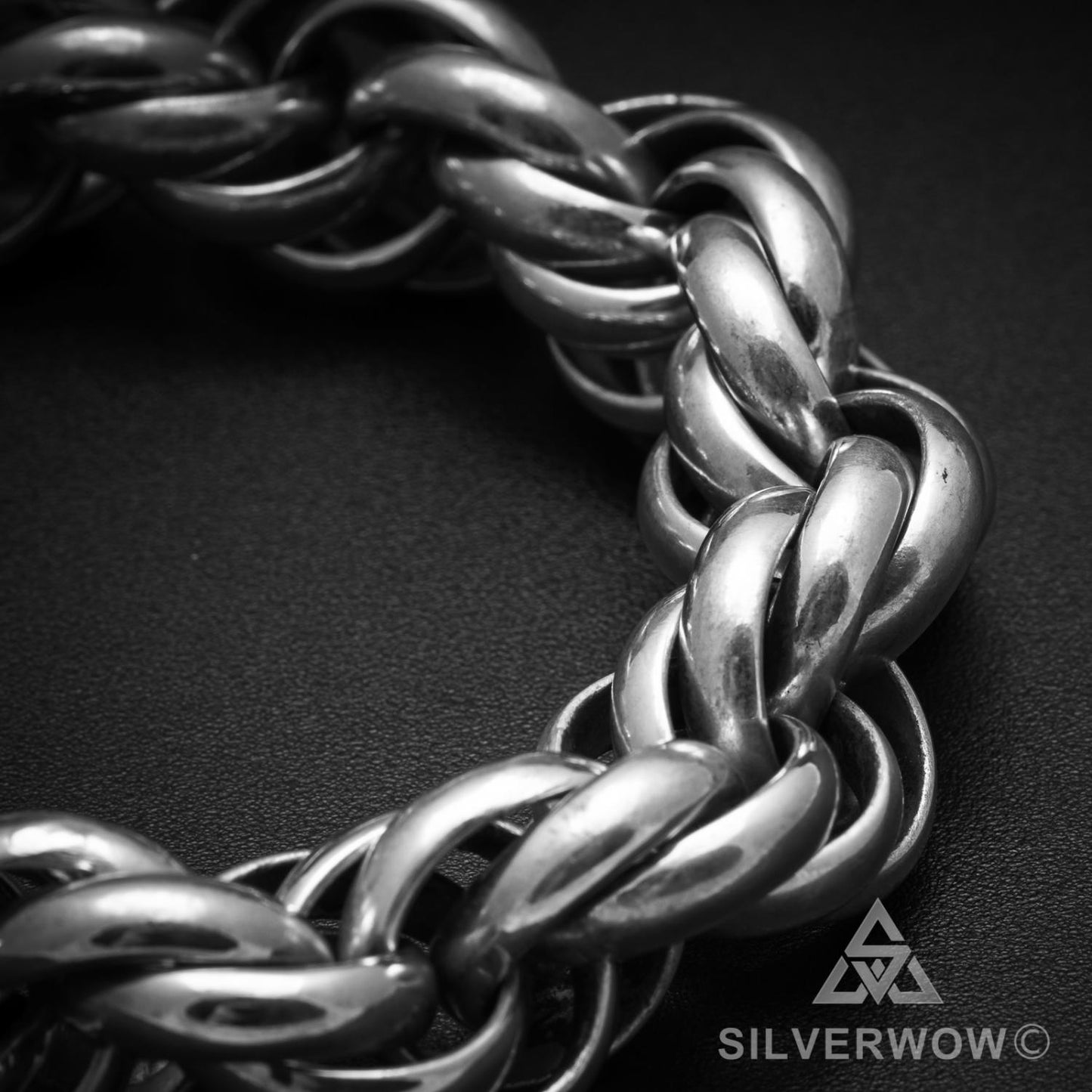 Very Big 15mm Rope Bracelet - SilverWow™
