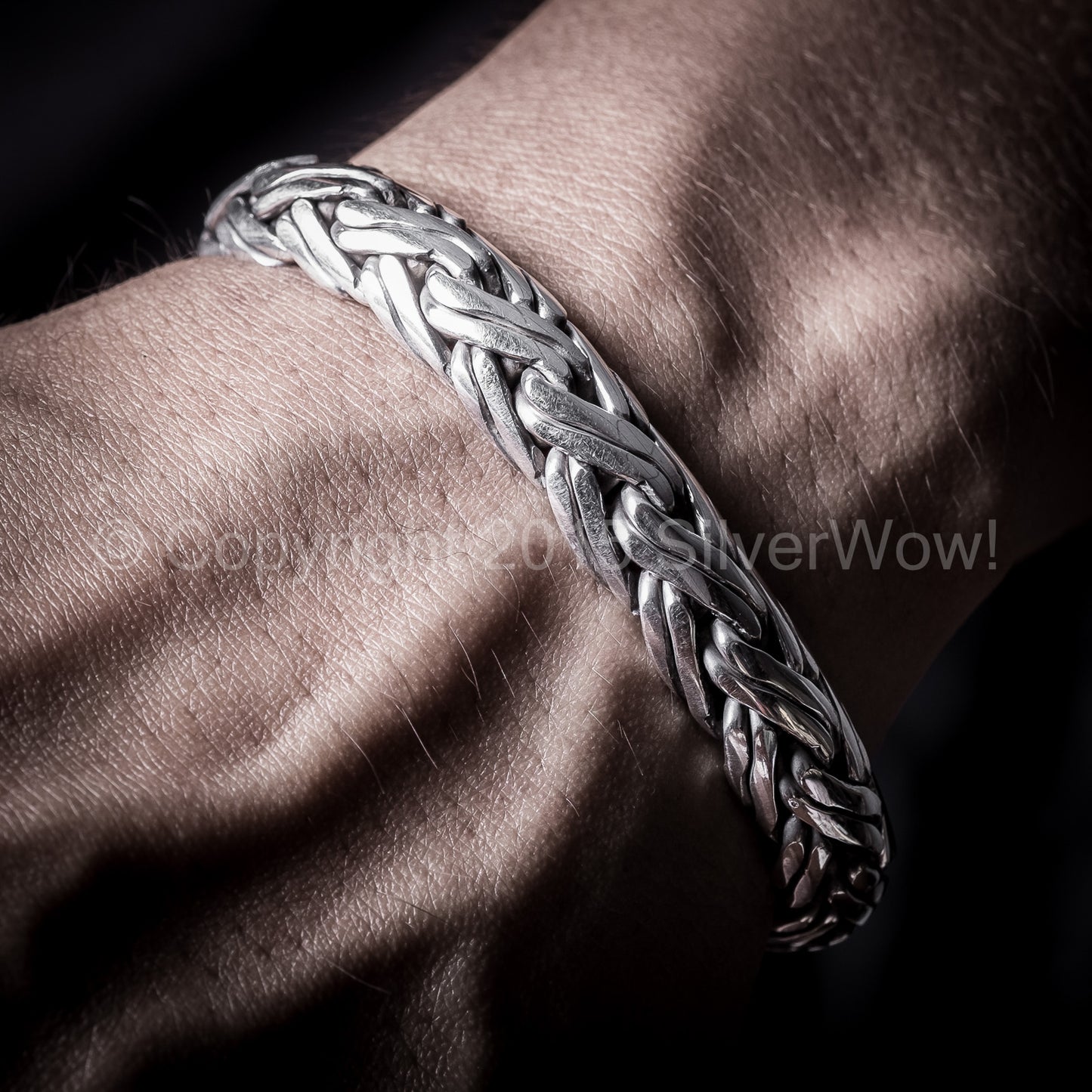 Double Rope Weave Bracelet x 10mm - SilverWow™
