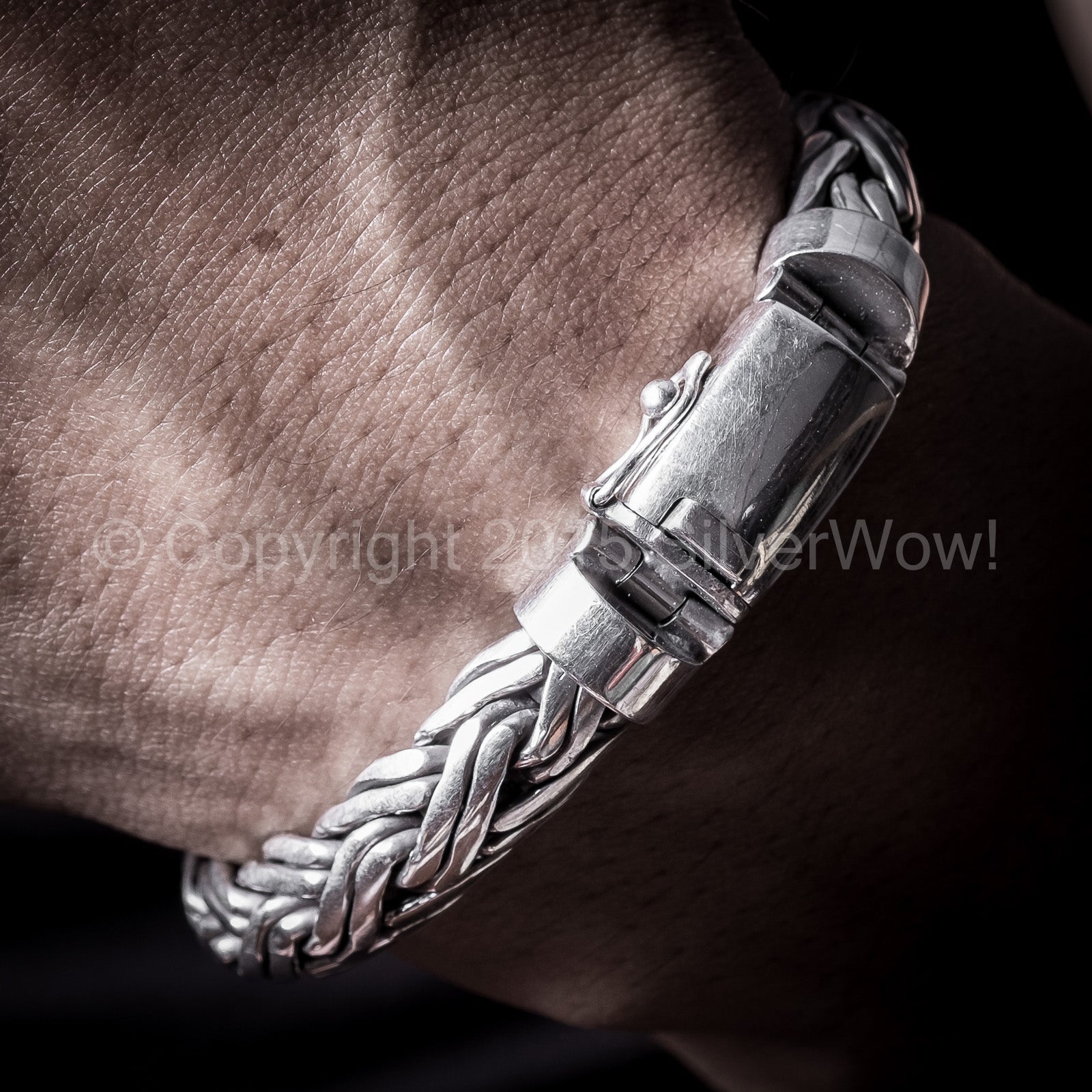 Double Rope Weave Bracelet x 10mm - SilverWow™
