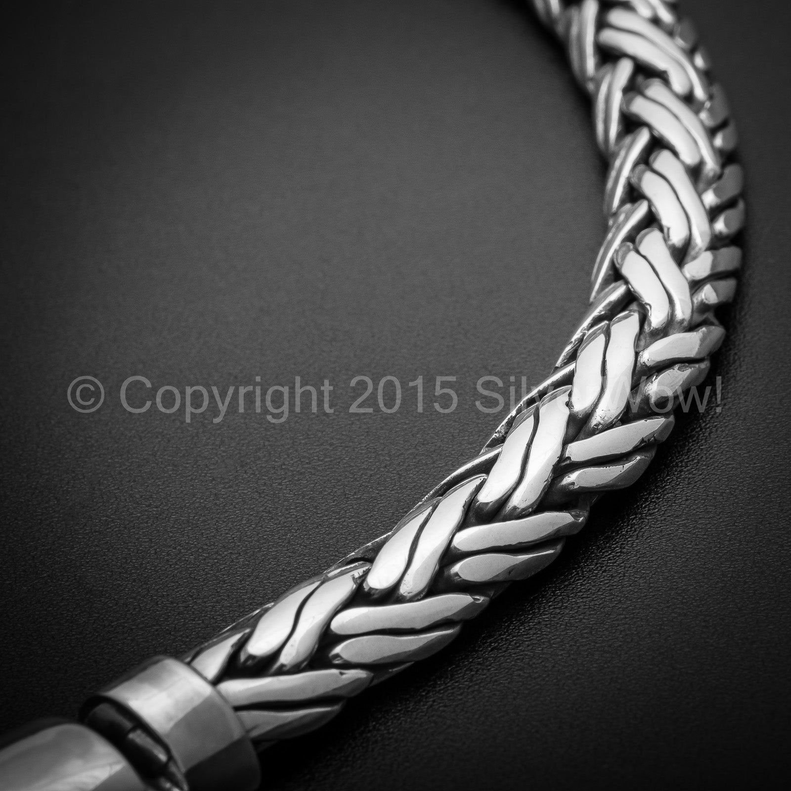 Double Rope Weave Bracelet x 10mm - SilverWow™