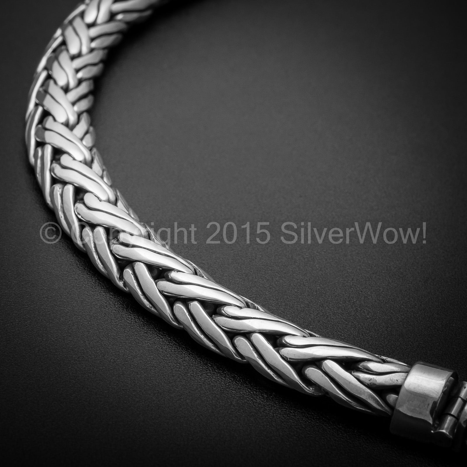 Double Rope Weave Bracelet x 10mm - SilverWow™