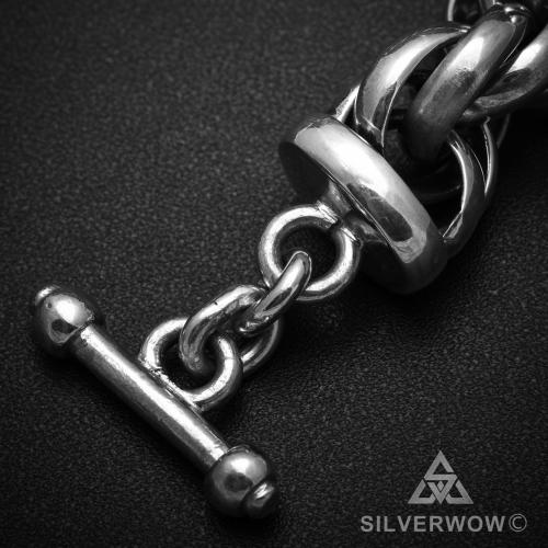 Very Big & Heavy Silver Mens Rope Chain - Dookie Necklace - SilverWow™
