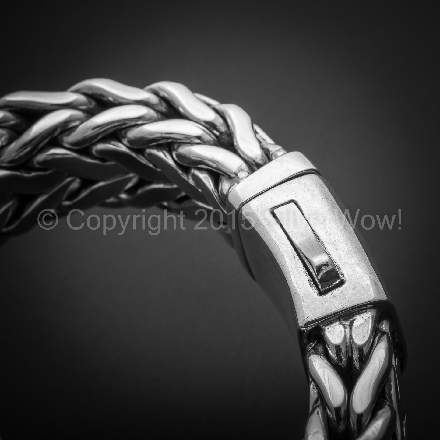 Rope Weave Bracelet 16mm wide - SilverWow™