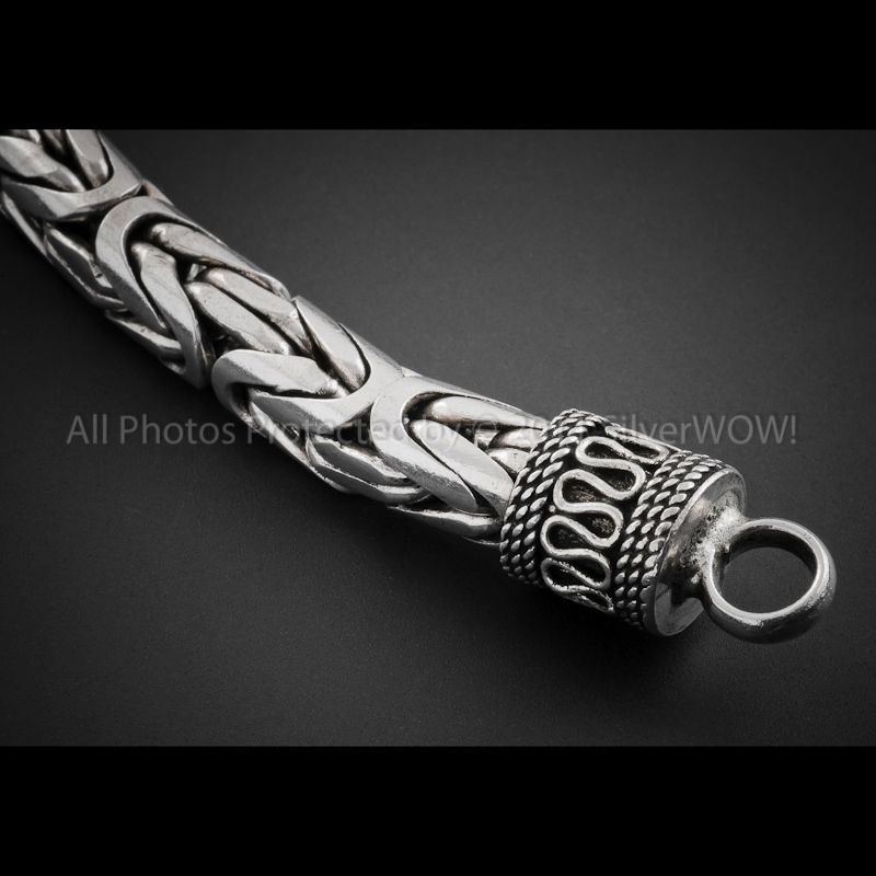 Byzantine Bali Bracelet - 6mm Wide - SilverWow™