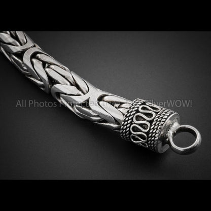 Byzantine Bali Bracelet - 6mm Wide
