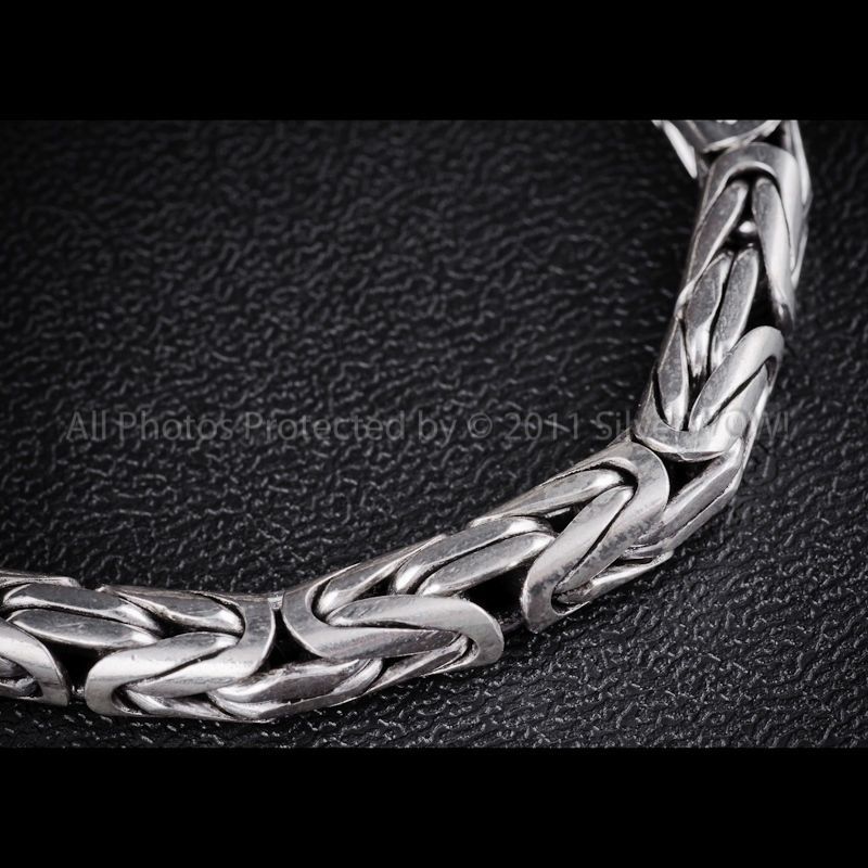 Byzantine Bali Bracelet - 6mm Wide - SilverWow™
