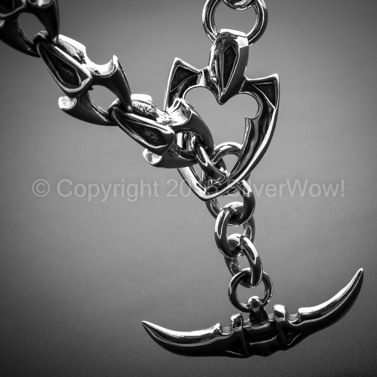 Shark Link Bracelet with Toggle Clasp - SilverWow™