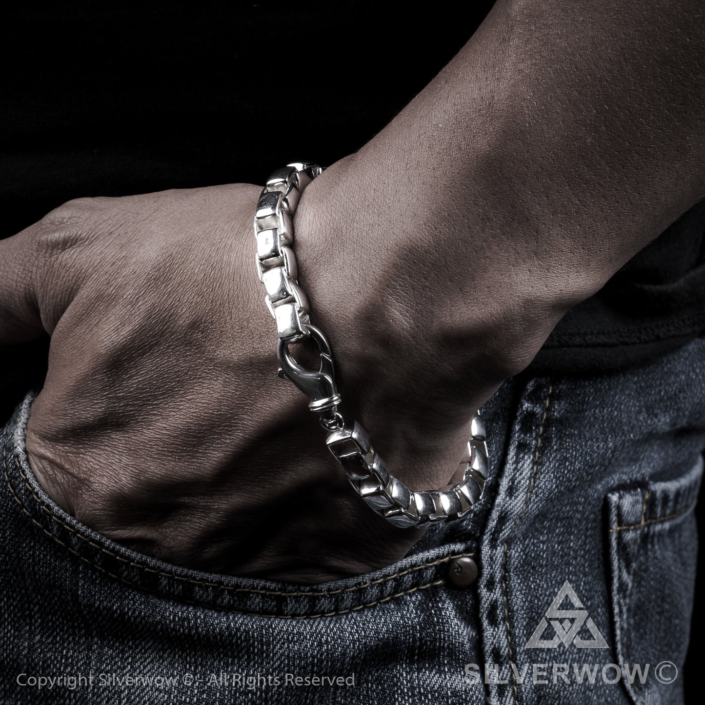 Box Chain Bracelet | 8mm wide