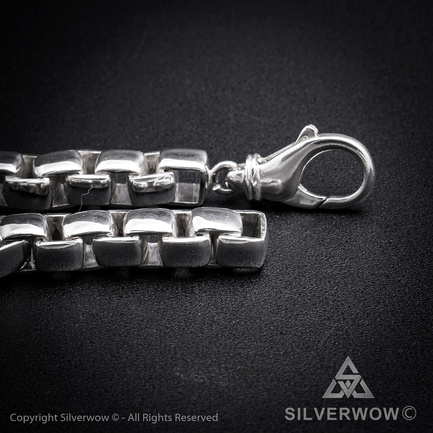 Box Chain Bracelet | 8mm wide - SilverWow™