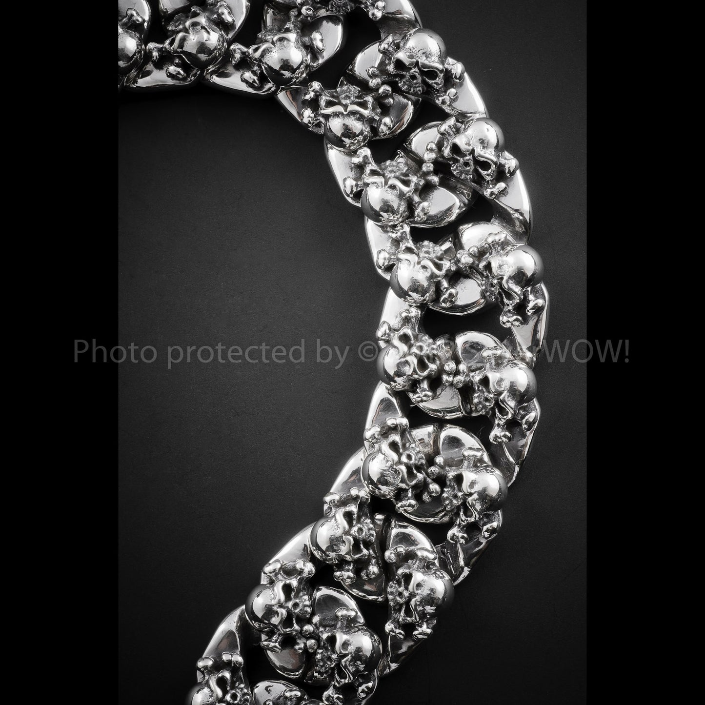 Heavy Cluster Skull Bracelet - SilverWow™