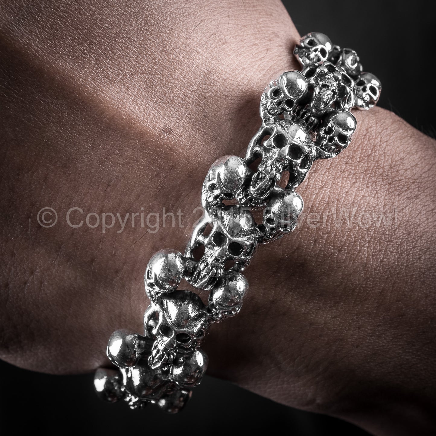 Skull Bracelet KBB11 - SilverWow™