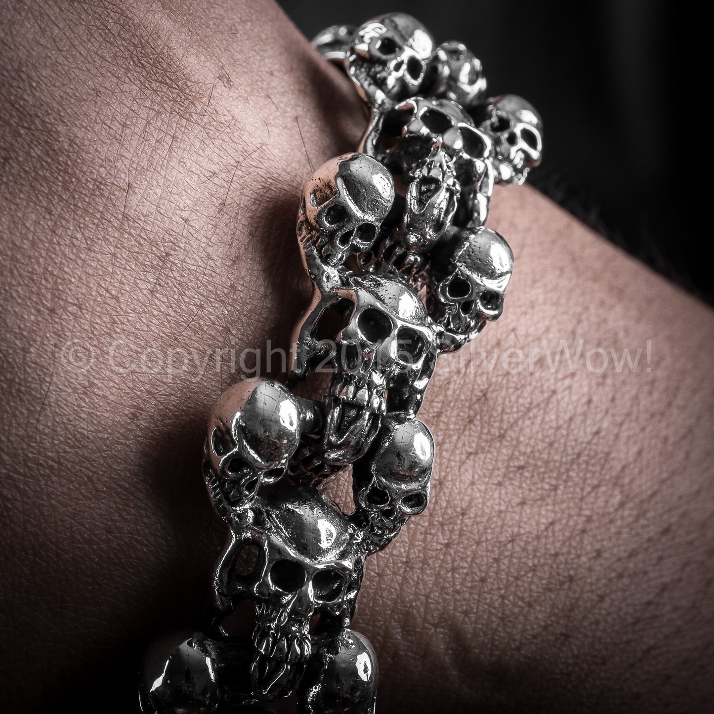 Skull Bracelet KBB11 - SilverWow™