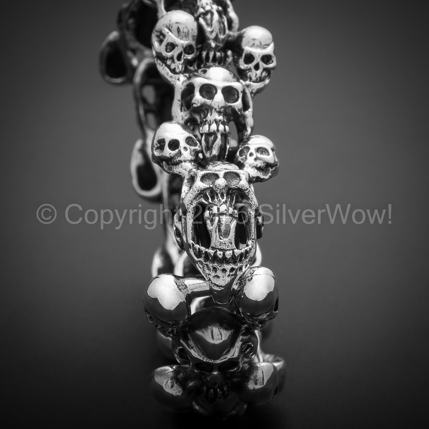Skull Bracelet KBB11 - SilverWow™