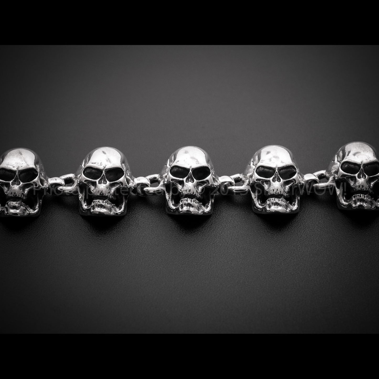 Skulls Bracelet - All Big Skulls - SilverWow™