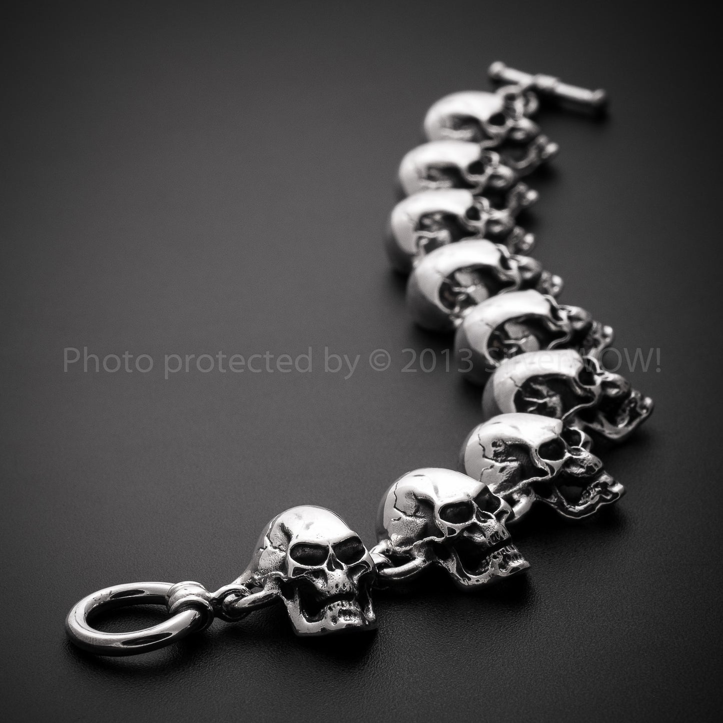 Skulls Bracelet - All Big Skulls - SilverWow™