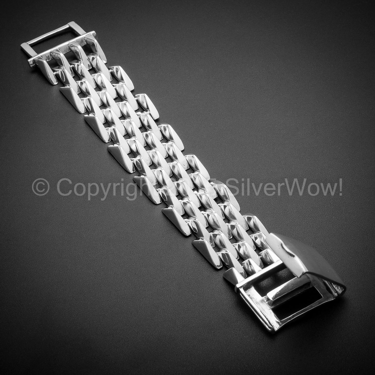 Mens Heavy SPIKE Bracelet - SilverWow™