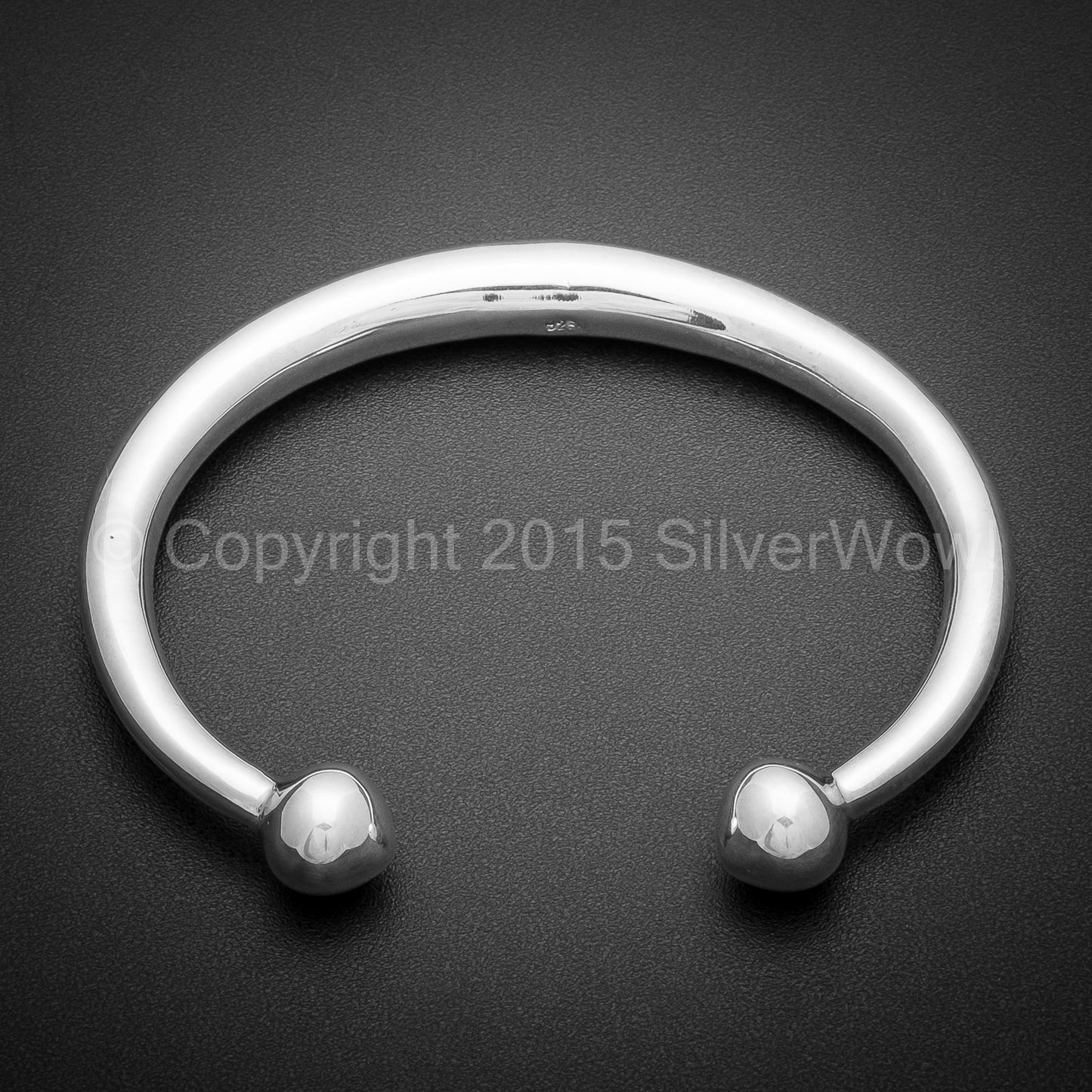 Tapered Torque / Torc Bangle - SilverWow™