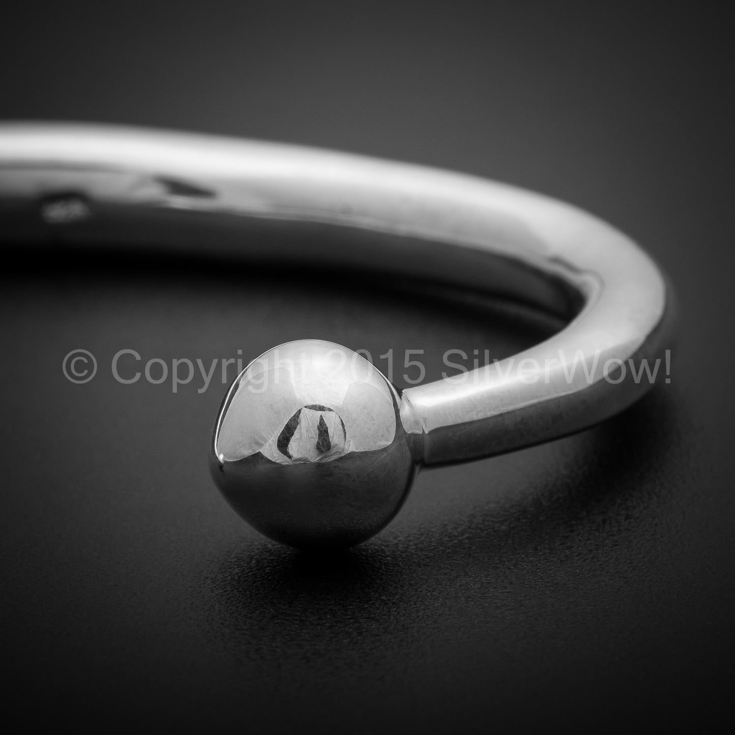Tapered Torque / Torc Bangle - SilverWow™