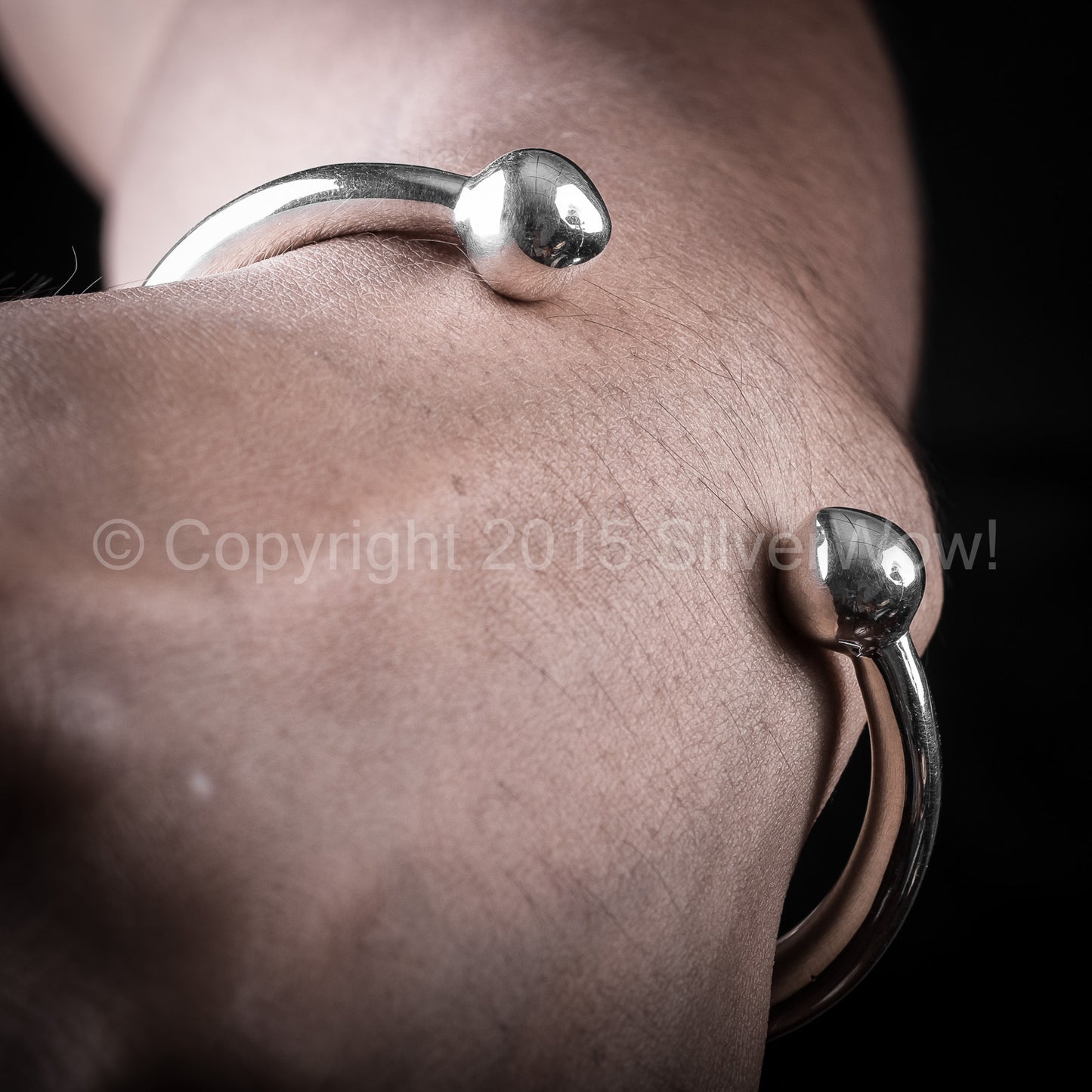 Tapered Torque / Torc Bangle - SilverWow™
