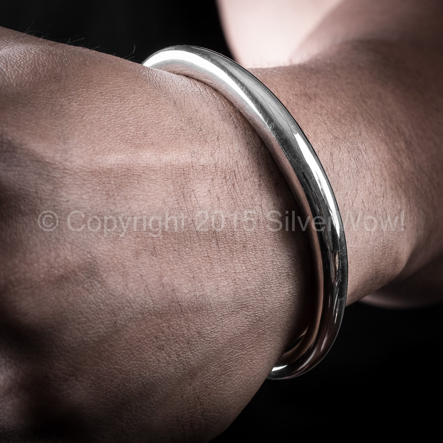 Tapered Torque / Torc Bangle - SilverWow™