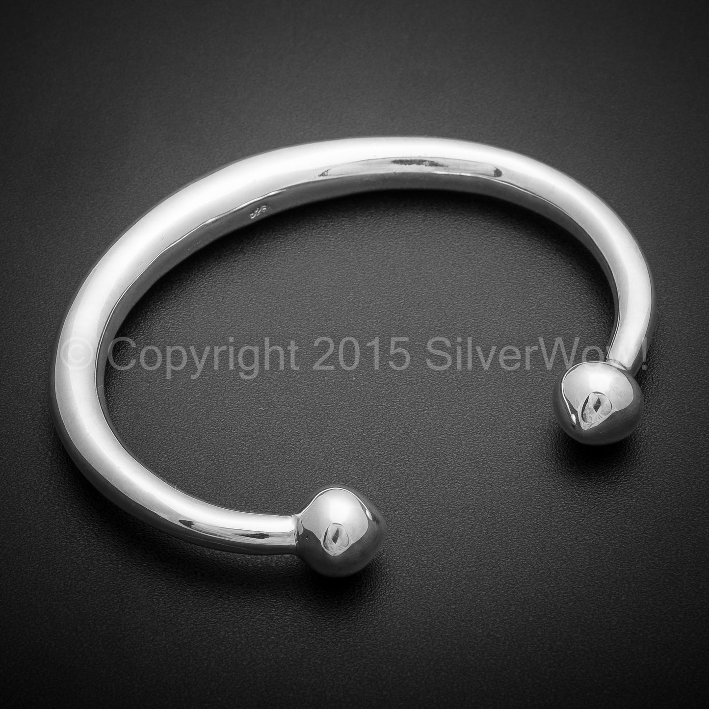 Tapered Torque / Torc Bangle - SilverWow™