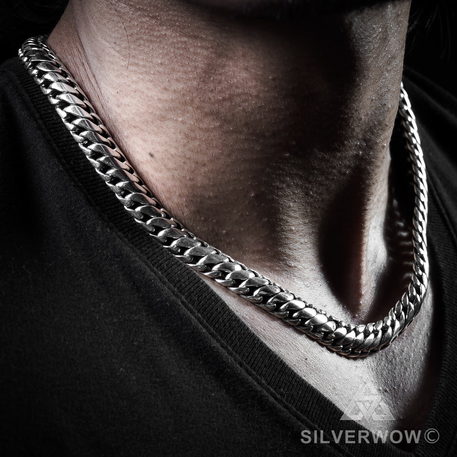 Real Solid 925 Sterling Silver 11mm Thick Men's Rope Chain Necklace Heavy  Kilo