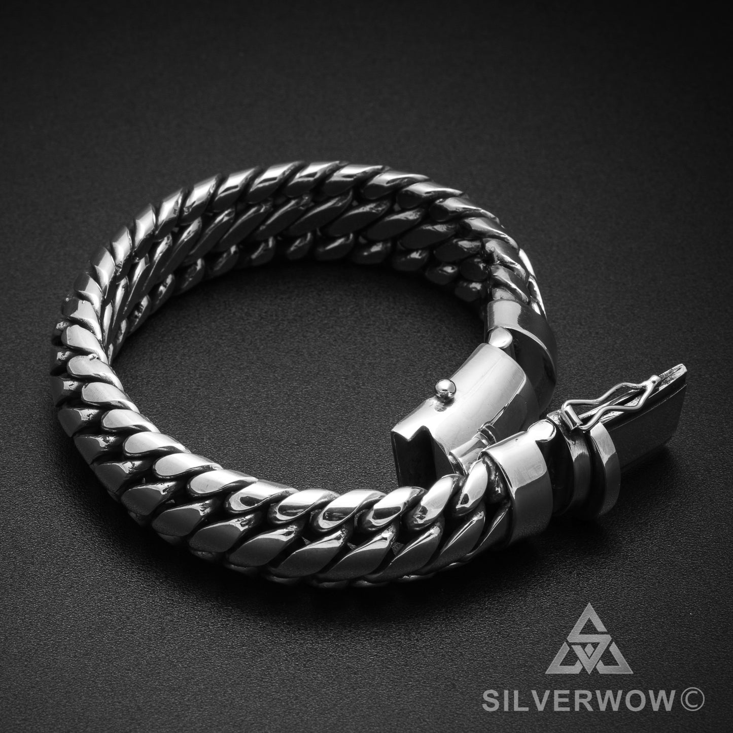 Woven Snake Bracelet 15mm - SilverWow™