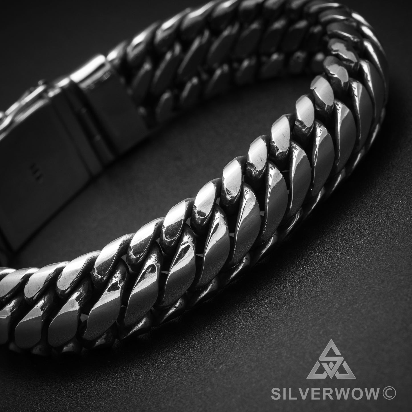 Woven Snake Bracelet 15mm - SilverWow™