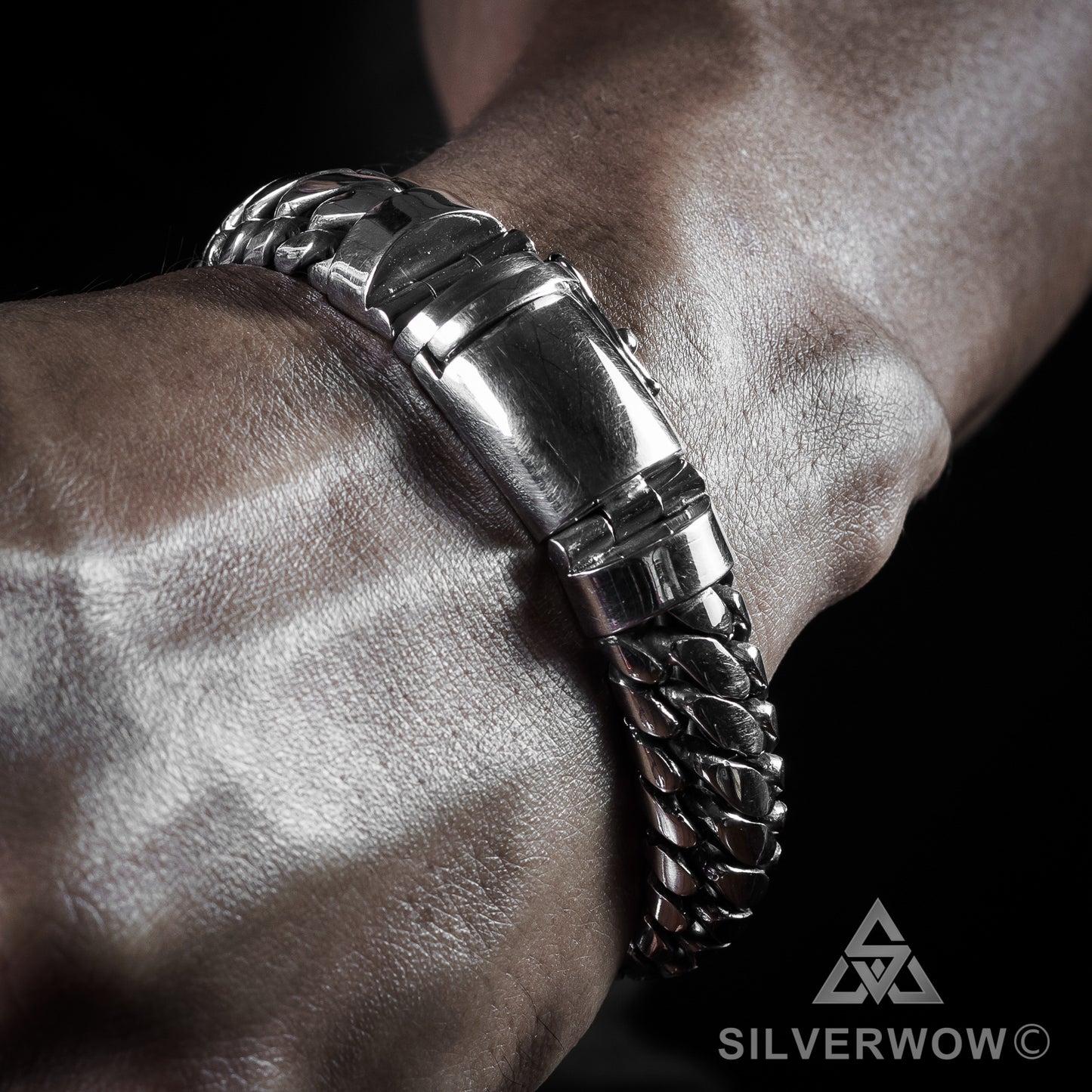 Woven Snake Bracelet 15mm - SilverWow™
