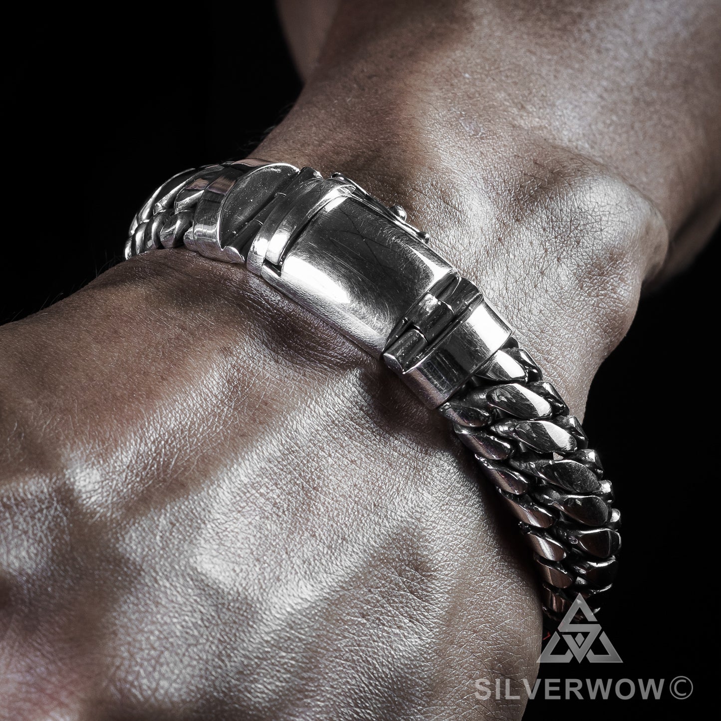 Woven Snake Bracelet 15mm - SilverWow™