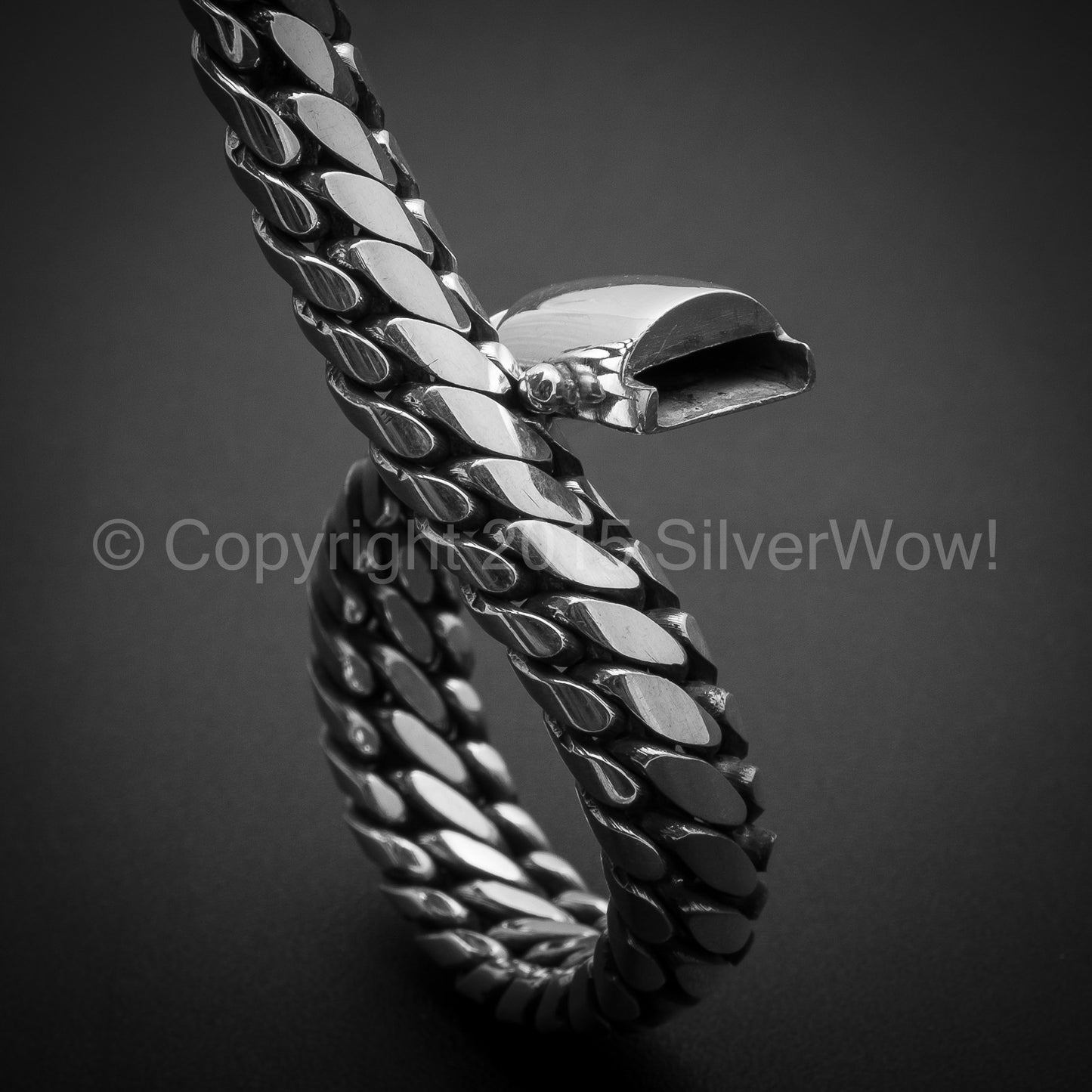 Woven Snake Bracelet 10mm - SilverWow™