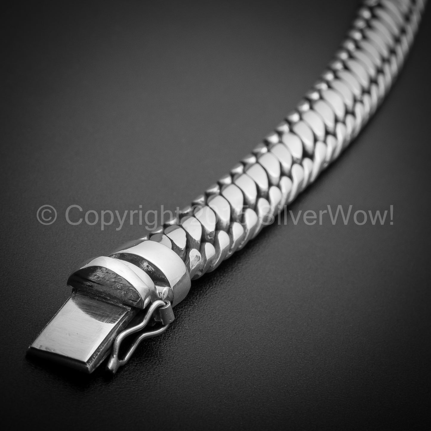 Woven Snake Bracelet 10mm - SilverWow™
