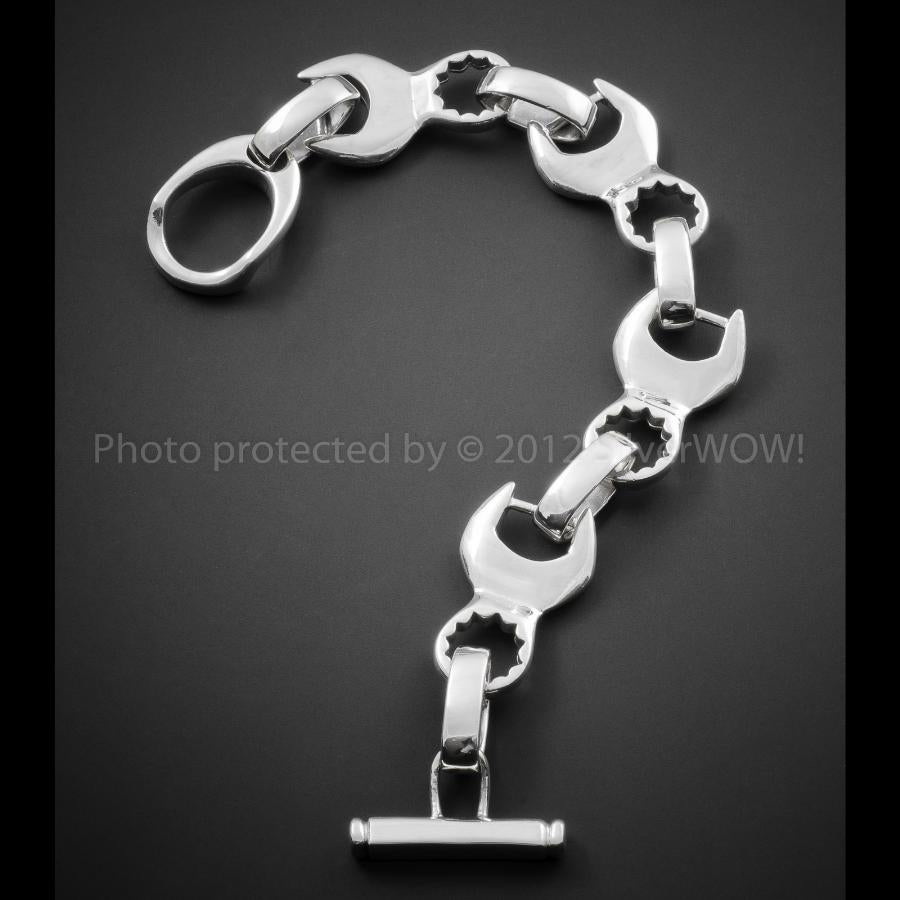 Spanner Bracelet - Wrench Bracelet. - SilverWow™