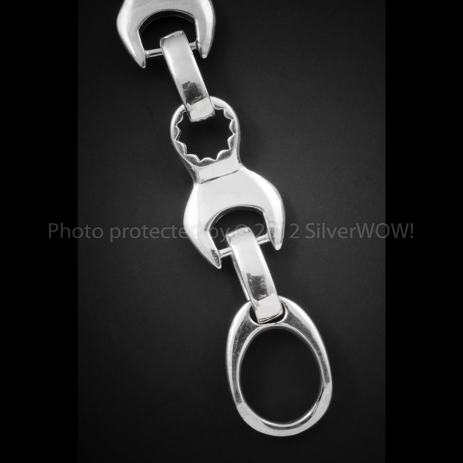 Spanner Bracelet - Wrench Bracelet. - SilverWow™