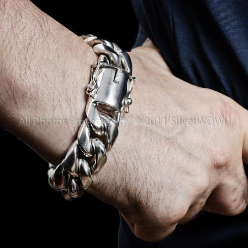Men’s Chunky Silver Bracelets