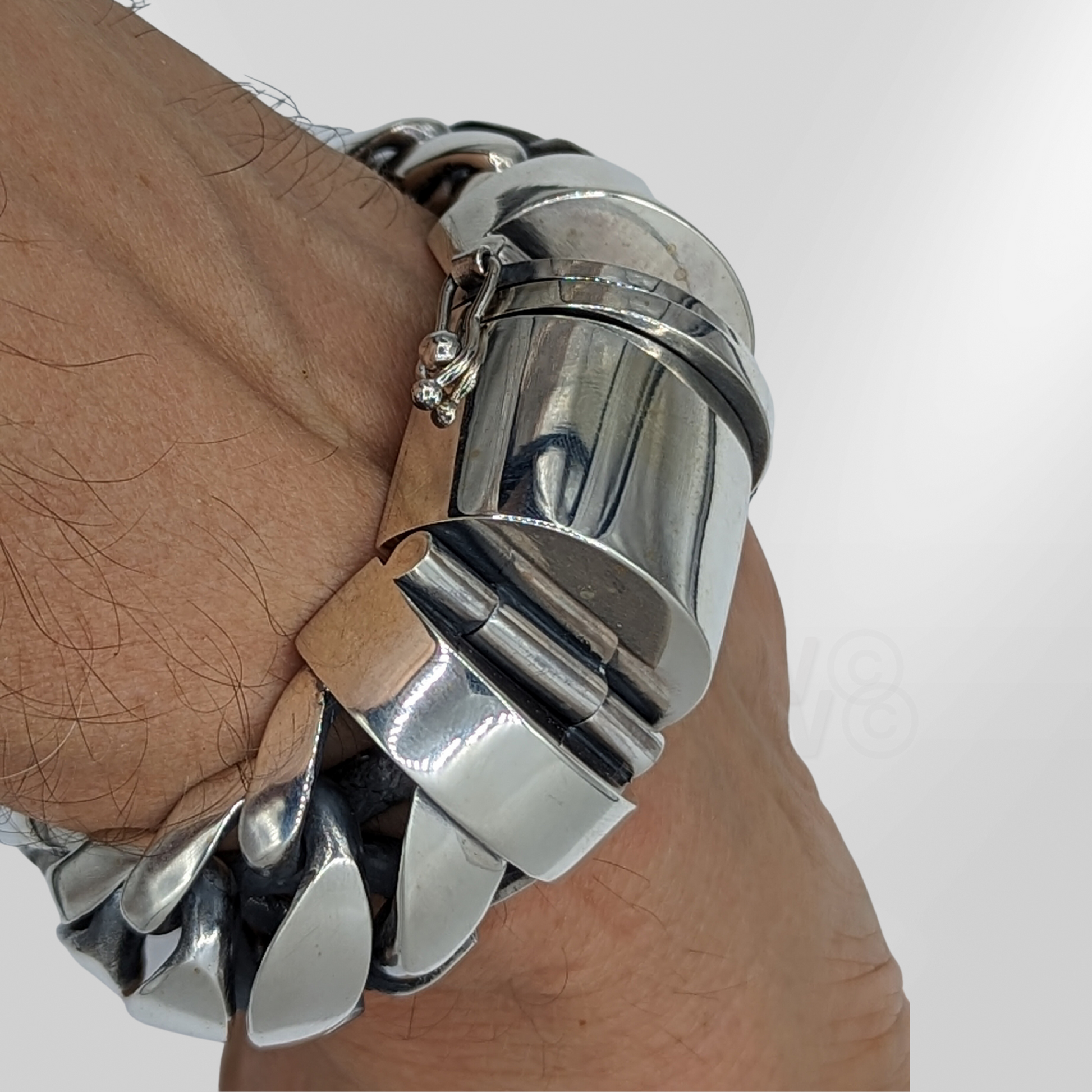 Woven Snake Bracelet 25 mm - SilverWow™