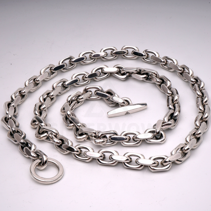 PL23 - 8mm - T, Bar Toggle Necklace