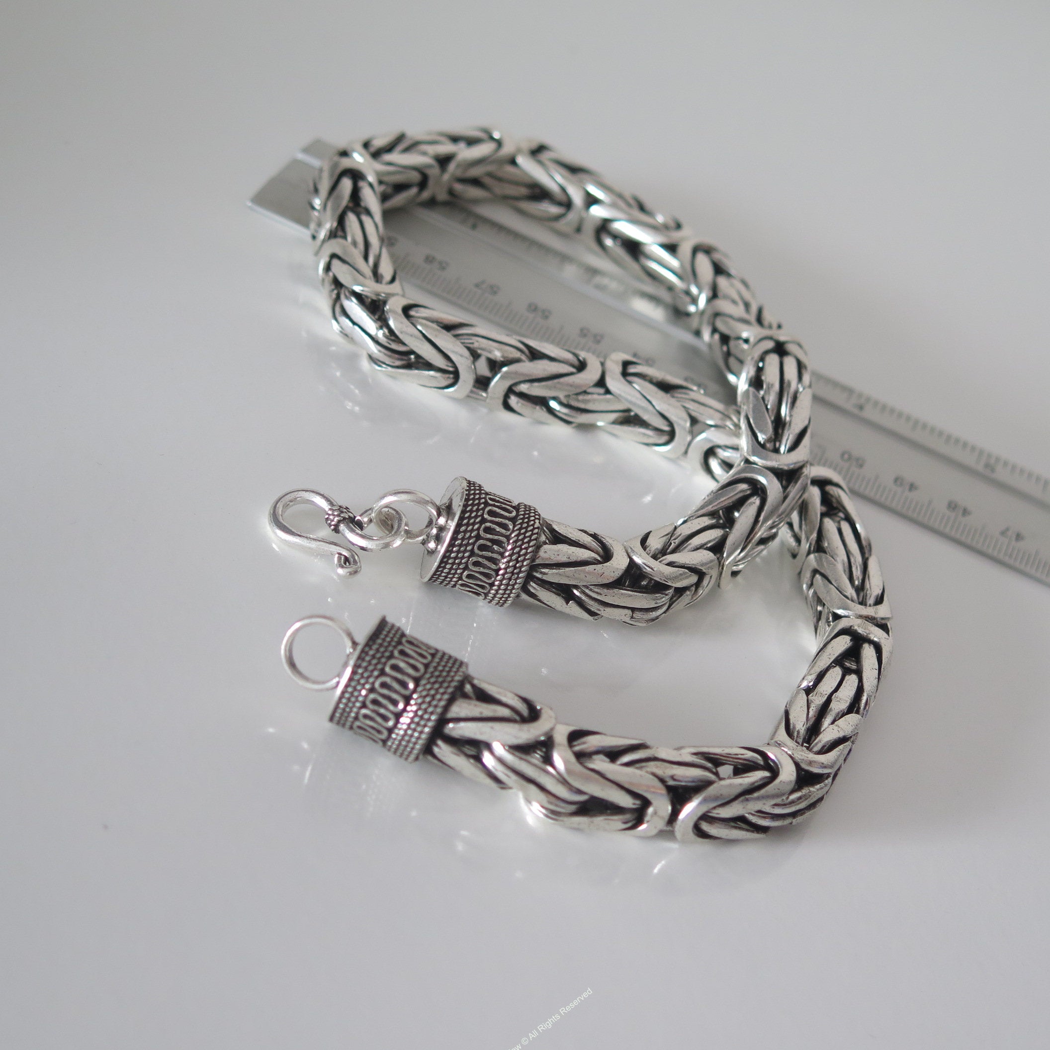 Byzantine Silver Chain Necklace — 6mm | 925 Sterling | SilverWow