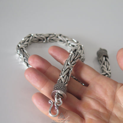 Byzantine Bali Necklace - 6mm Wide
