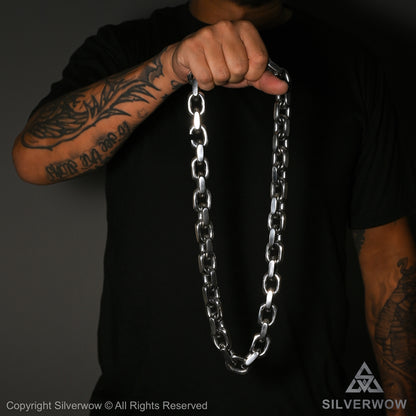 PL24 - 20 mm Chain Link Necklace BIGGER