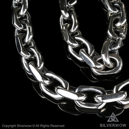 PL24 - 20 mm Chain Link Necklace BIGGER