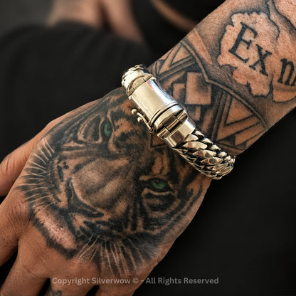 Woven Snake Bracelet 15mm