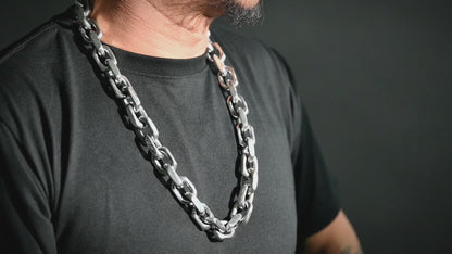 PL24 - 20 mm Chain Link Necklace BIGGER